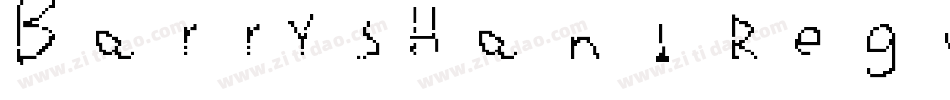 BarrysHand Regular字体转换